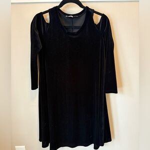 The Vanity Room Classic Black Velvet Top